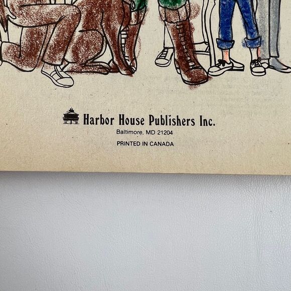 MR. T Giant Coloring Activity Book VTG 80s Canada Harbor House Pity Fool 1984 - Picture 6 of 7
